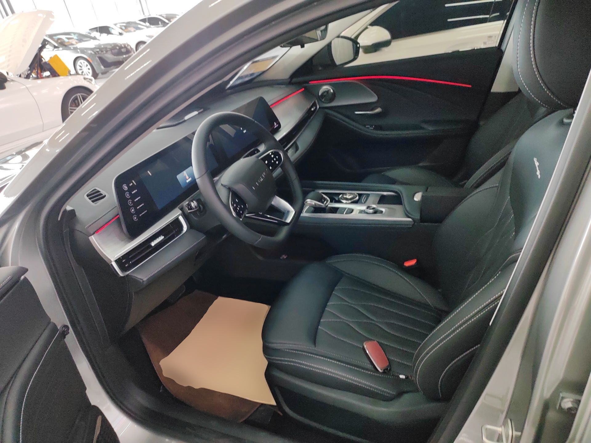 Переднее сиденье в автомобиле