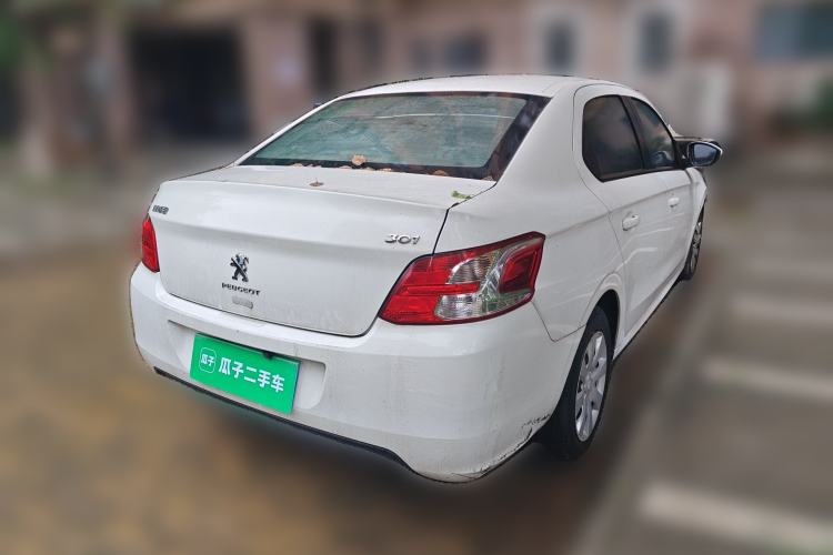 Used Peugeot 301 2016 1.6L Manual Comfort Edition Rear Right 45 Deg