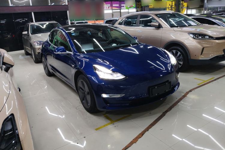 Used Tesla Model 3 2020 Refreshed Version Long-Range Rear-Wheel Drive Front Right 45 Deg
