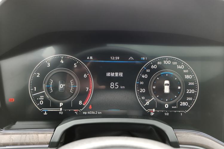Used Volkswagen Touareg 2023 3.0 TSI Luxury Edition Obsidian Black Sport Package Instrument Cluster