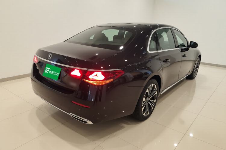 Used Mercedes-Benz E-Class New Energy 2024 E 350 e L Plug-in Hybrid Sedan Rear Right 45 Deg