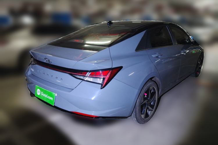 Used Hyundai Elantra 2021 1.5L CVT TOP Flagship Edition Rear Right 45 Deg