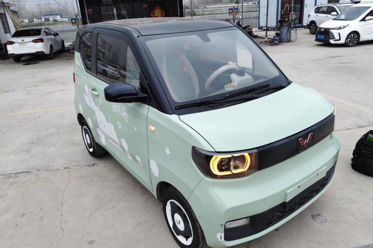 Used Wuling Hongguang MINIEV 2021 Macaron Sandwich Model 120 km Lithium Iron Phosphate