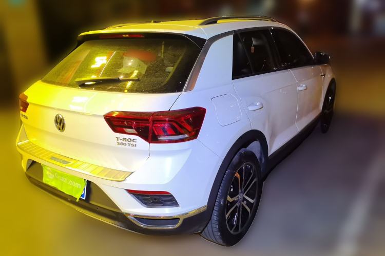 Used Volkswagen T-ROC 2018 280TSI DSG Two-Wheel-Drive Comfort Version China V Standard Rear Right 45 Deg