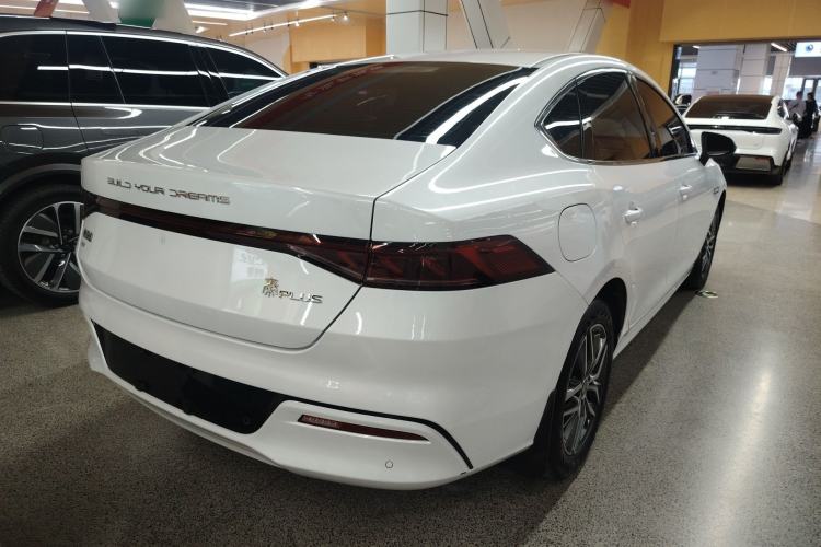 Used BYD Qin PLUS 2023 Champion Edition EV 420KM Superior Model Rear Right 45 Deg