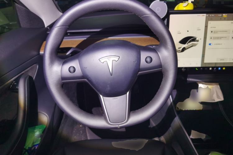 Used Tesla Model 3 2020 Long-Range Rear-Wheel-Drive Version Steering Wheel