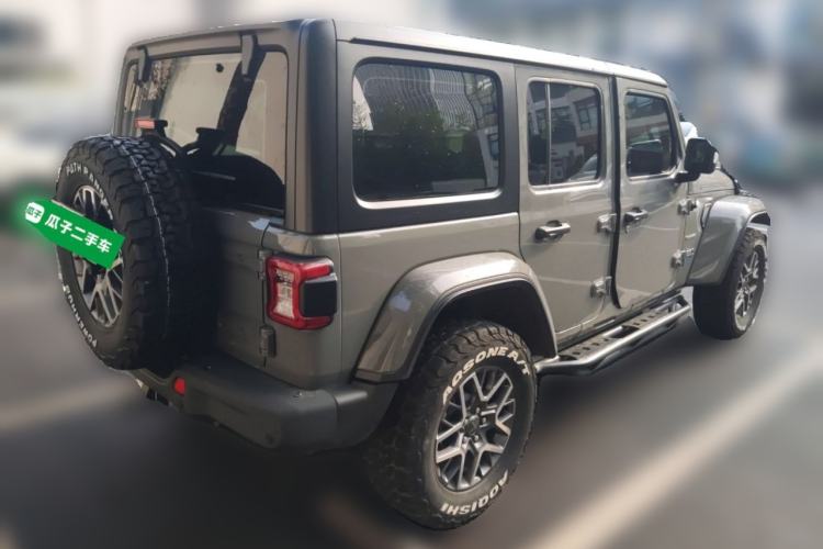 Used Jeep Wrangler New Energy 2021 Four-Door 2.0T 4xe Sahara Rear Right 45 Deg