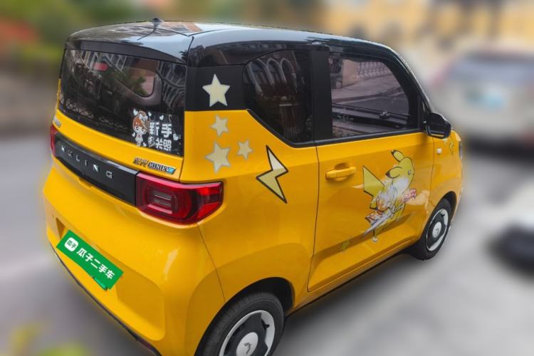 Used Wuling Hongguang MINIEV 2022 Macaron Premium Model – Lithium Ternary Battery Rear Right 45 Deg