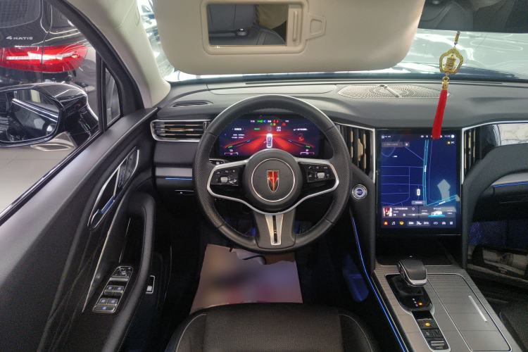 Used Hongqi HS7 PHEV 2024 2.0T PHEV Four-Wheel Drive Flagship Edition 6 Seats Steering Wheel