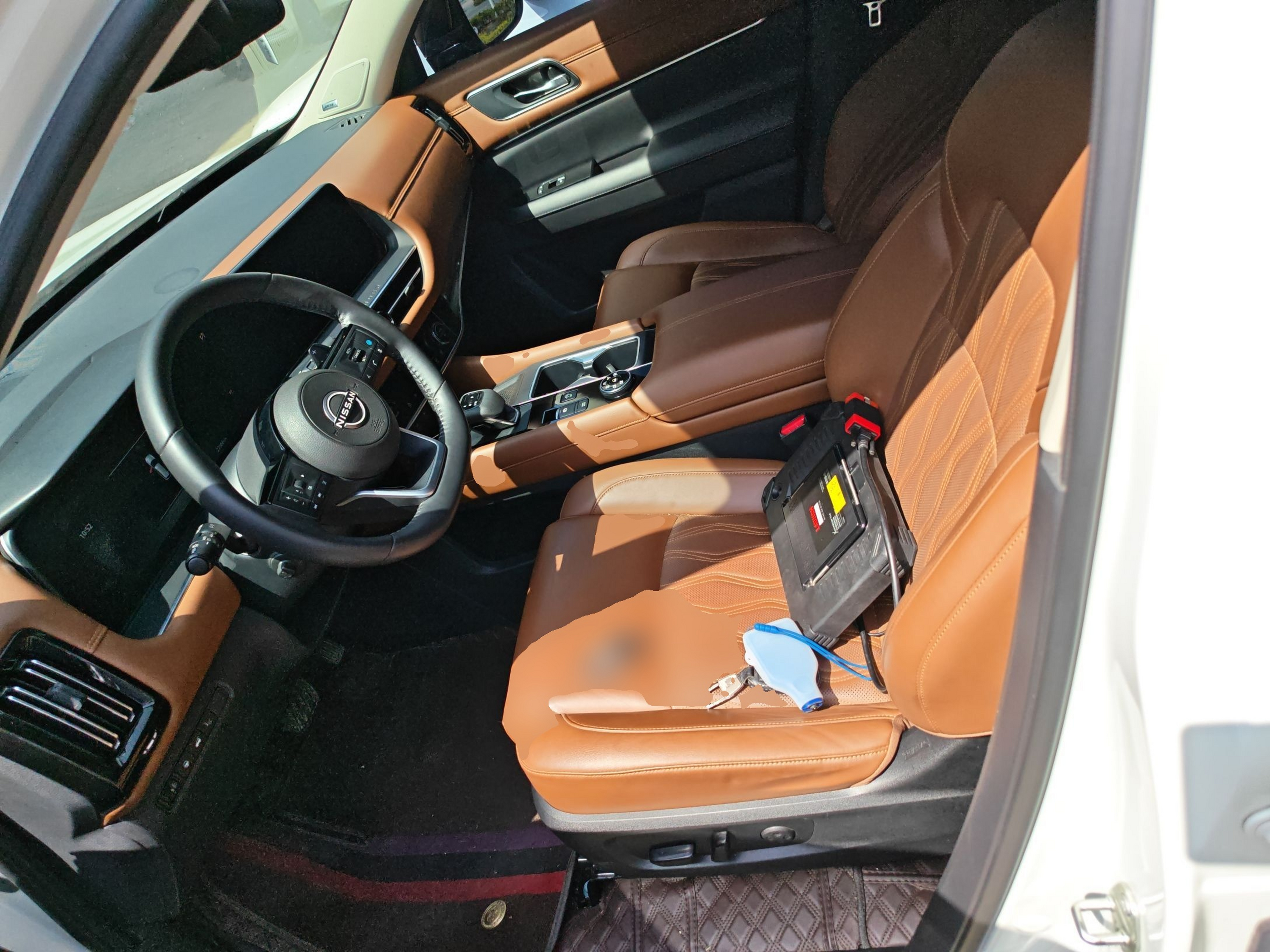 Переднее сиденье в автомобиле