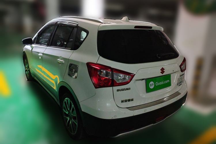 Used Suzuki S-Cross 2014 1.6L CVT Four-Wheel Drive Luxury Version Rear Left 45 Deg