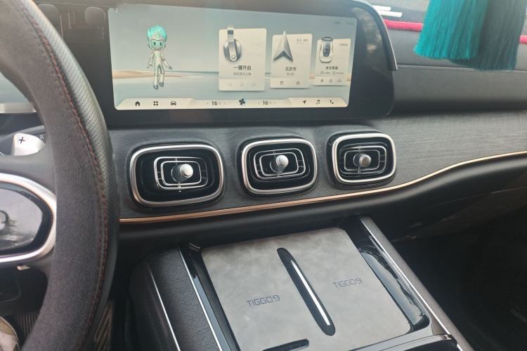 Used Chery Tiggo 9 2023 2.0T Dual-Clutch Two-Wheel Drive Luxury Edition 7 Seats