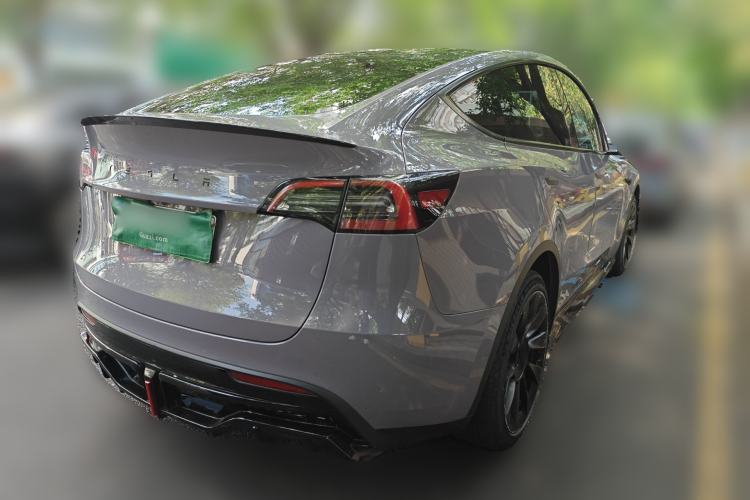 Used Tesla Model Y 2021 Long-Range All-Wheel-Drive Version Rear Right 45 Deg