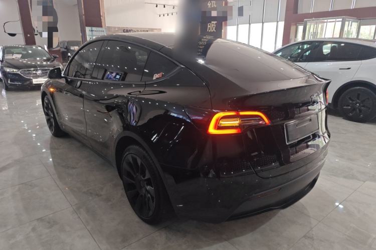 Used Tesla Model Y 2021 Standard Range Rear-Wheel Drive Version Rear Left 45 Deg