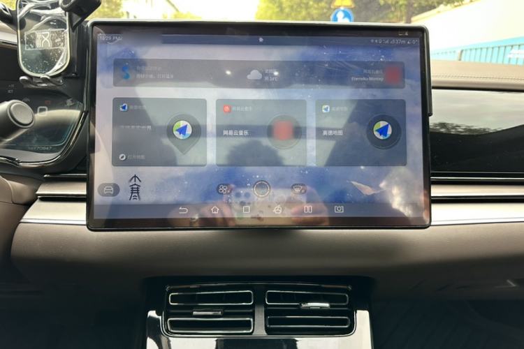 Used BYD Han 2020 DM Four-Wheel Drive Performance Edition Luxury Model Audio And AC Panel