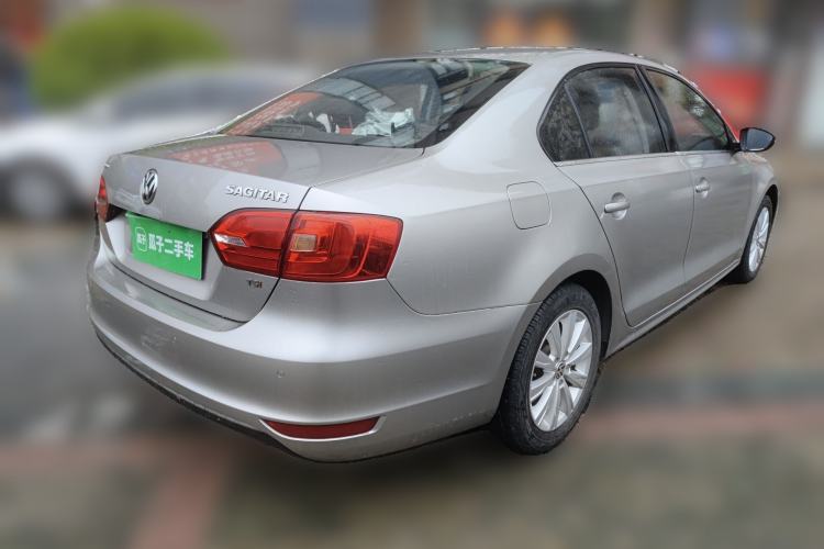 Used Volkswagen Sagitar 2014 1.4TSI Automatic Luxury Model Rear Right 45 Deg