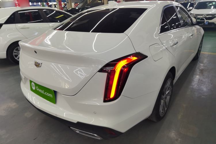 Used Cadillac CT4 2021 28T Luxury Model Rear Right 45 Deg