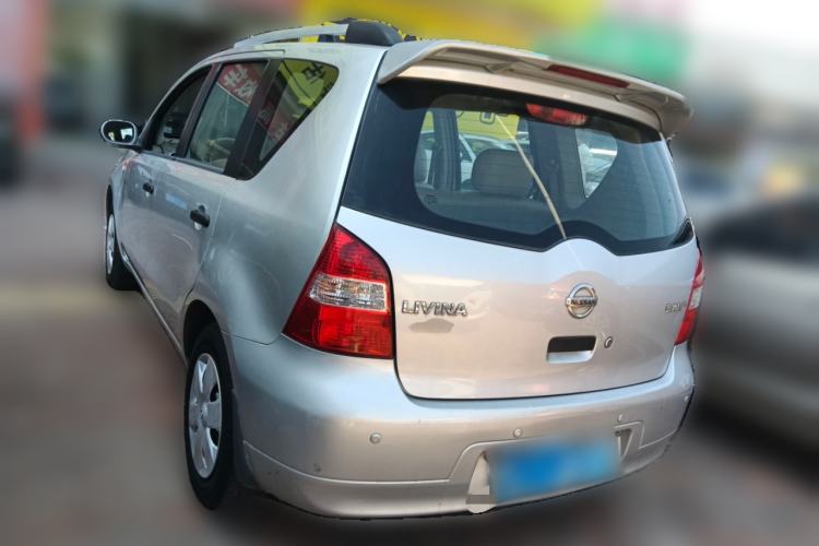 Used Nissan Livina 2010 Jingyue Edition 1.6L Automatic All-in-One Model Rear Left 45 Deg