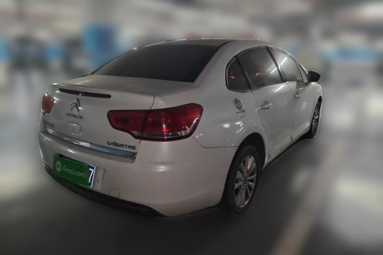 Used Citroen C-Quatre 2013 Sedan 1.6L Automatic Prestige Model Rear Right 45 Deg