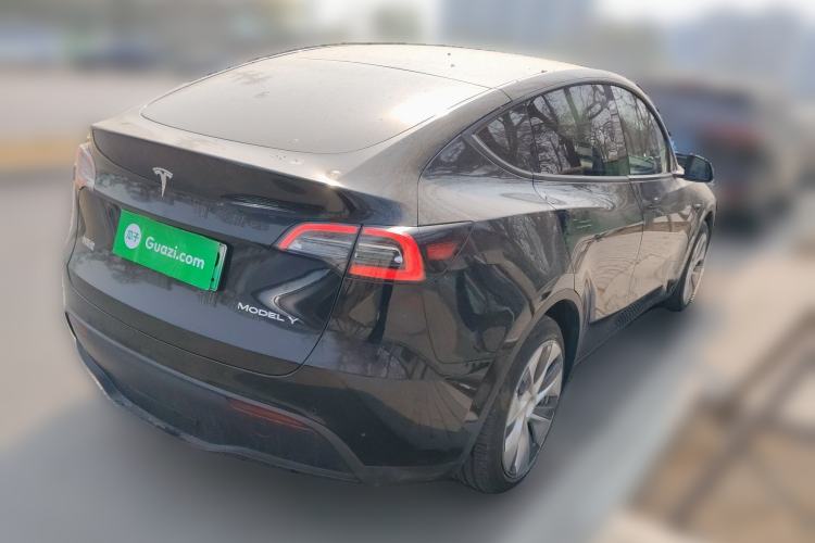 Used Tesla Model Y 2021 Standard Range Rear-Wheel Drive Version Rear Right 45 Deg