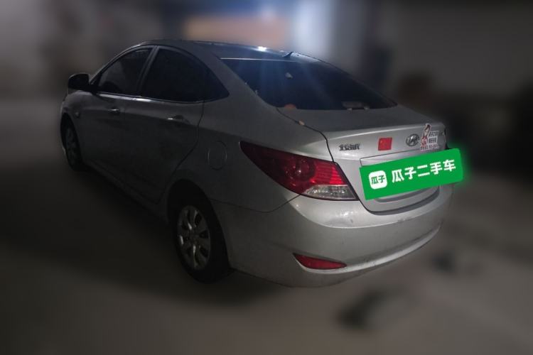 Used Hyundai Verna (older generation) 2010 Sedan 1.4L Manual Comfort GS Rear Left 45 Deg