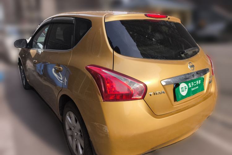 Used Nissan Tiida 2011 1.6L CVT Smart Version Rear Left 45 Deg