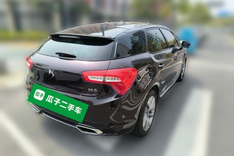 Used DS 5 2014 1.6T Luxury Edition THP160 Rear Right 45 Deg