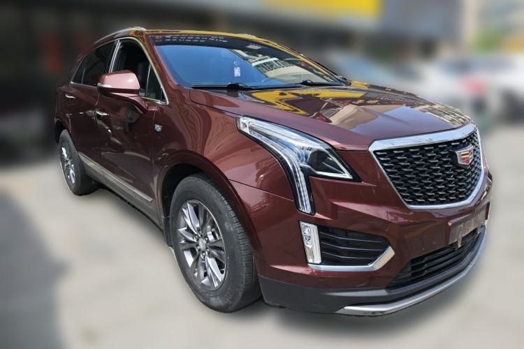 Used Cadillac XT5 2021 2.0T Four-Wheel Drive Luxury Version Front Right 45 Deg