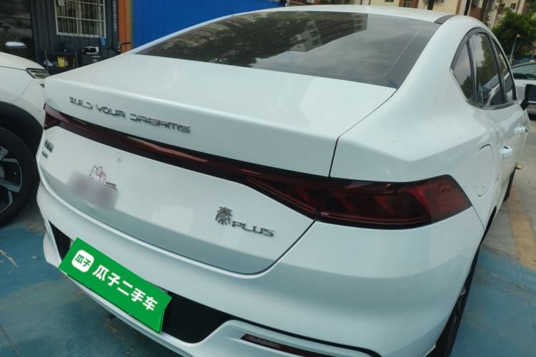 Used BYD Qin PLUS 2024 HONOR Edition DM-i 55KM Leading Model Rear Right 45 Deg