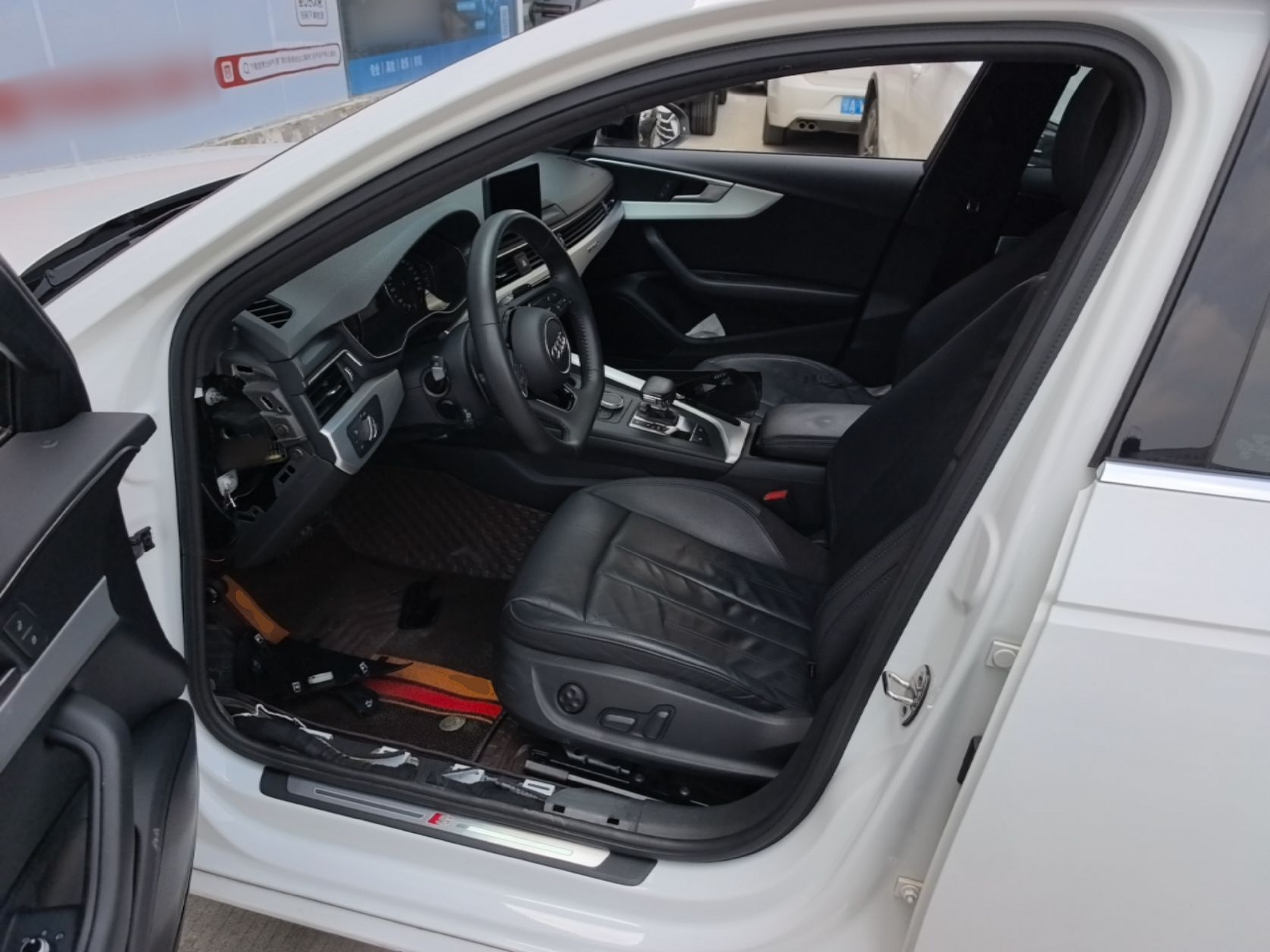 Avant de la voiture