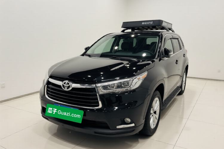 Used Toyota Highlander 2015 2.0T Four-Wheel Drive Elite Edition 7-Seater Guazi used car, China used car export, Used car for sale, Used cars, Cheapest cars for sale