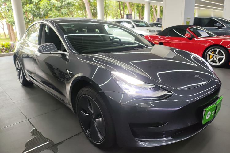 Used Tesla Model 3 2020 Standard Range Rear-Wheel Drive Upgraded Version Front Right 45 Deg