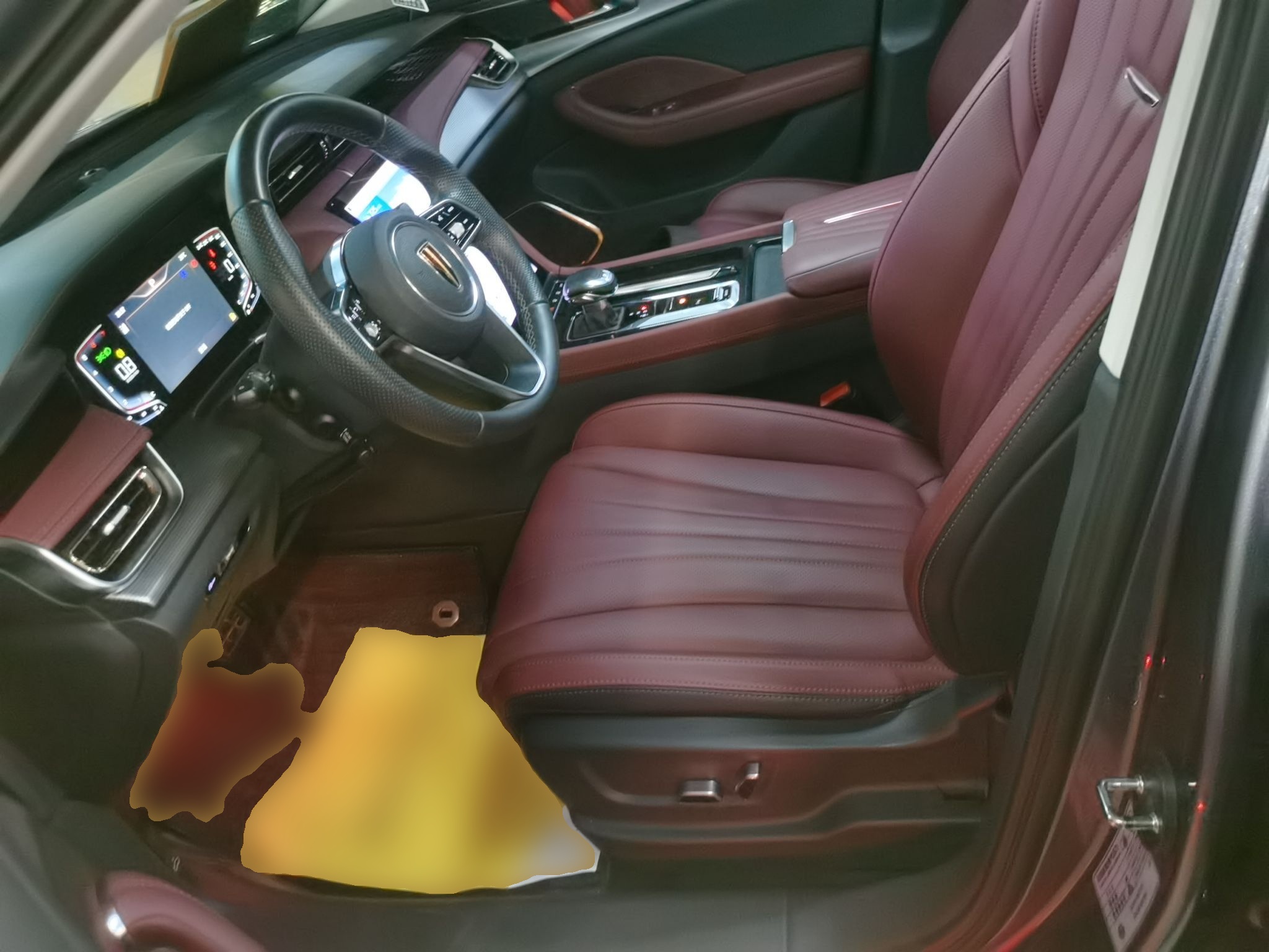 Переднее сиденье в автомобиле