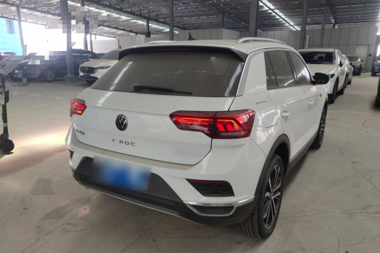 Used Volkswagen T-ROC 2021 280TSI DSG Two-Wheel Drive Comfort Connect Edition Rear Right 45 Deg