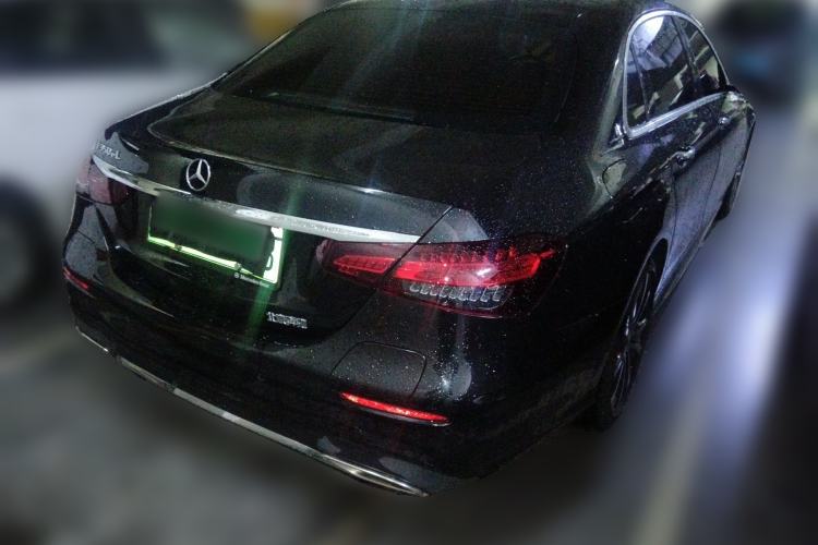 Used Mercedes-Benz E-Class New Energy 2023 E 350 e L Plug-in Hybrid Sports Sedan Rear Right 45 Deg