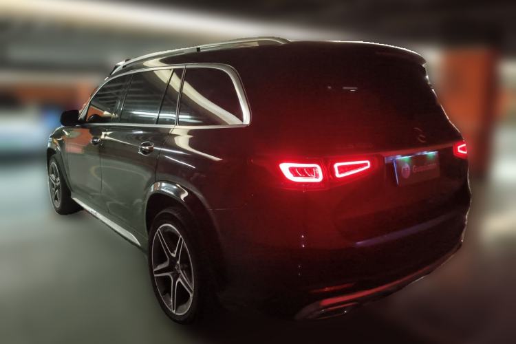 Used Mercedes-Benz GLS 2021 GLS 450 4MATIC Luxury Model Rear Left 45 Deg