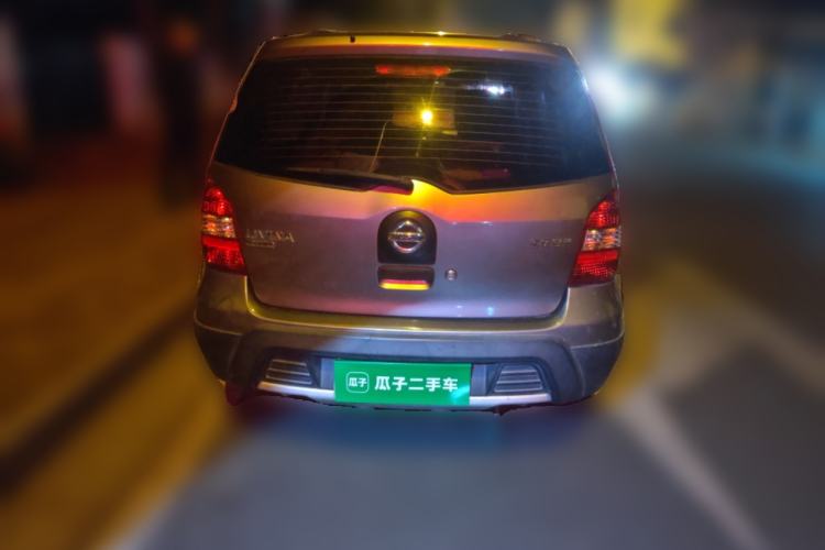 Used Nissan Livina 2010 Jingrui Edition 1.6L Manual Standard Model Rear