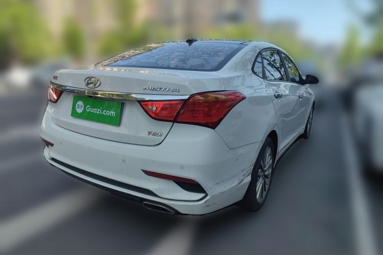 Used Hyundai Mistra 2017 1.6T Automatic Smart GLS China V Standard Rear Right 45 Deg