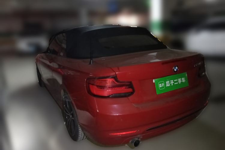 Used BMW 2 Series 2018 220i Convertible Coupe Sports Design Package Rear Left 45 Deg