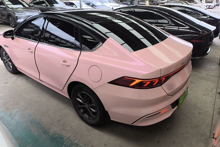 Used BYD Qin PLUS 2024 HONOR Edition DM-i 55KM Leading Model Rear Left 45 Deg