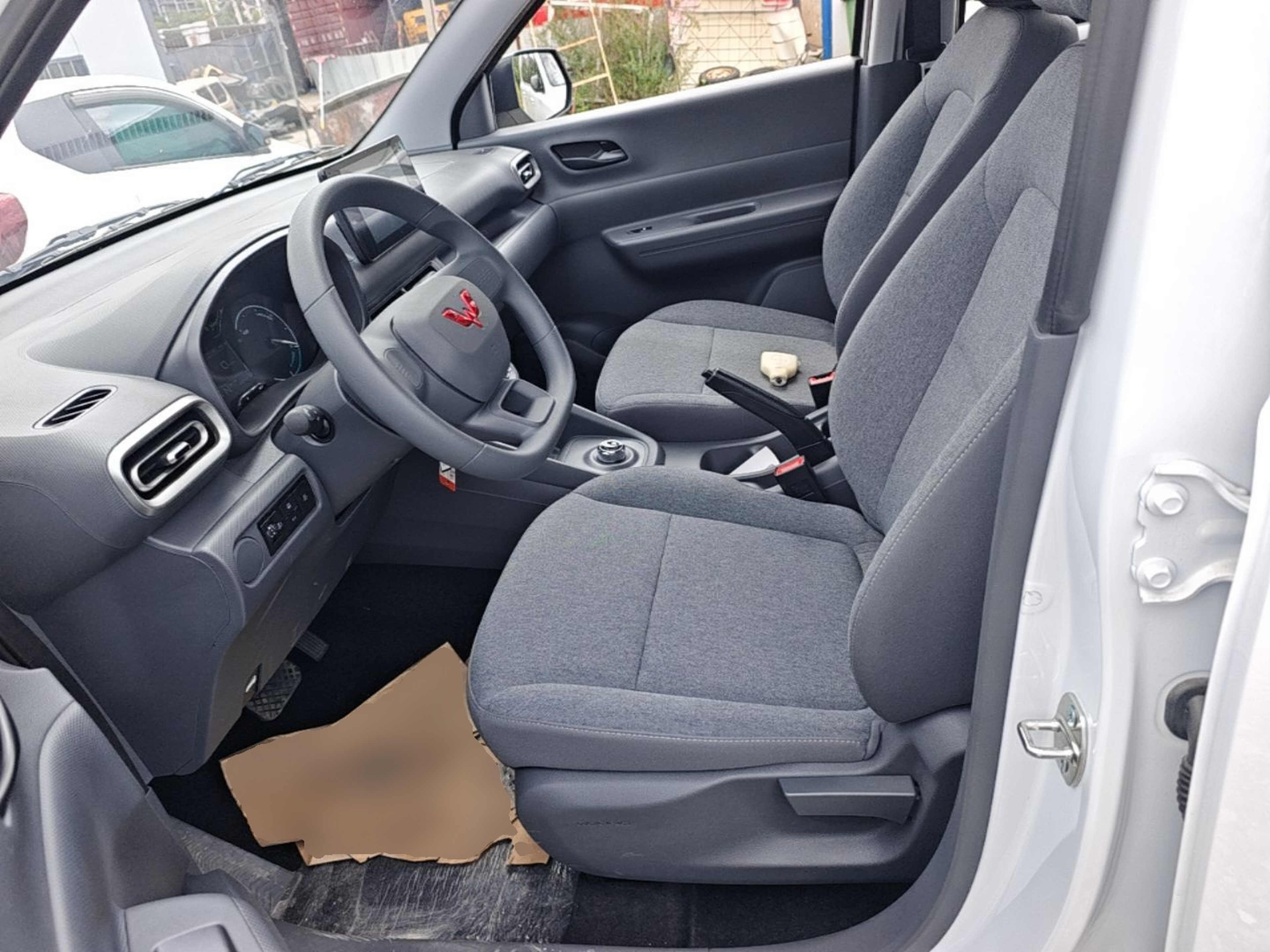 Vordere Reihe im Auto