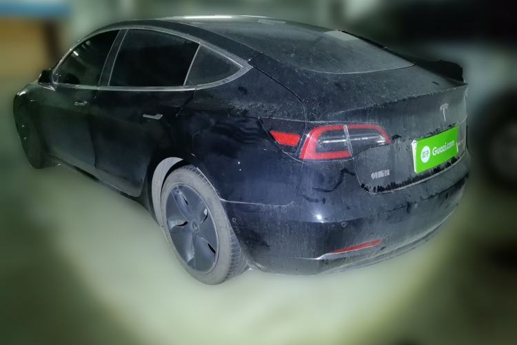 Used Tesla Model 3 2020 Refreshed Version Long-Range Rear-Wheel Drive Rear Left 45 Deg