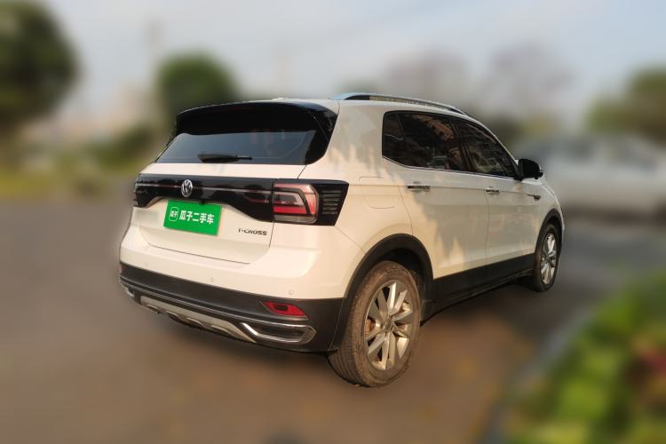 Used Volkswagen T-Cross 2019 1.5L Automatic Comfort Edition Rear Right 45 Deg