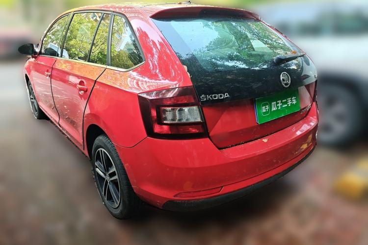 Used Skoda Rapid Spaceback 2016 Revised 1.6L Automatic Smart Drive Version Rear Left 45 Deg