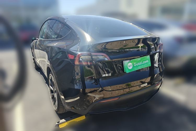 Used Tesla Model Y 2021 Standard Range Rear-Wheel Drive Version Rear Left 45 Deg