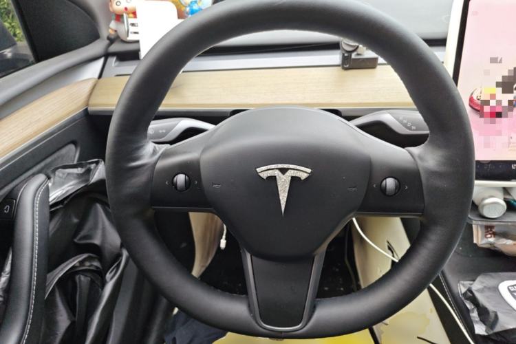 Used Tesla Model Y 2023 Long-Range All-Wheel-Drive Version Steering Wheel