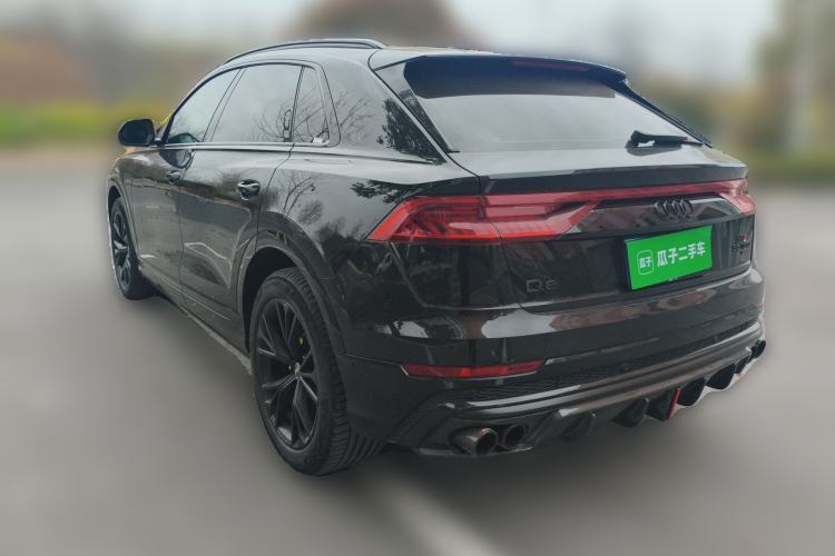 Used Audi Q8 2019 55 TFSI Luxury Dynamic Model Rear Left 45 Deg