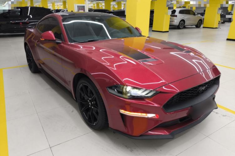 Used Ford Mustang 2021 2.3T EcoBoost Obsidian Phantom Special Edition Front Right 45 Deg