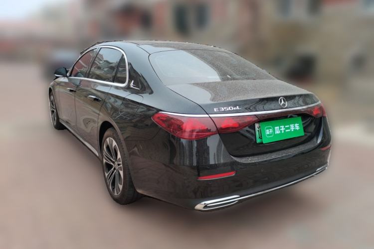 Used Mercedes-Benz E-Class New Energy 2024 E 350 e L Plug-in Hybrid Sedan Rear Left 45 Deg