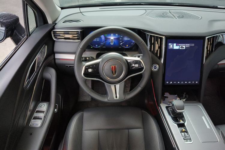 Used Hongqi HS7 PHEV 2024 2.0T PHEV Four-Wheel Drive Flagship Edition 6 Seats Steering Wheel